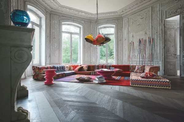 interior design mythen eklektische einrichtung gemischte stile sehr bunt und elegant