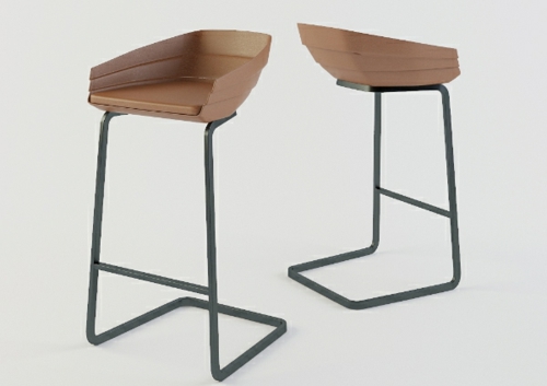moderne Barhocker Designs mit Lehnen sockel braun sitzplatz