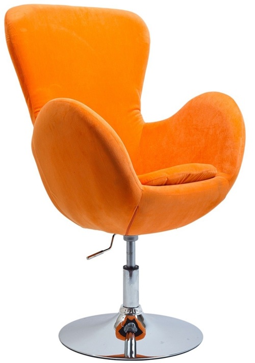orange barhocker designs mit lehne polsterung bequem