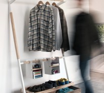 Originelle Ideen für Aufbewahrung im Flur - Arara Nômade