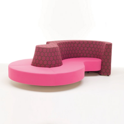 designer rosa möbel modern eigenartig design rücklehne