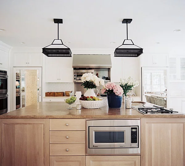 schöne design ideen für kleine küchen farben holz