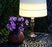Schöne Tischlampe selber machen – Erhellen Sie Ihre Nacht im Freien !