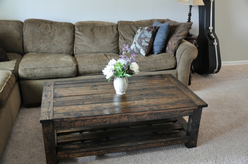 selbstgemachte Holz Möbel aus Paletten couchtisch teppich sofa