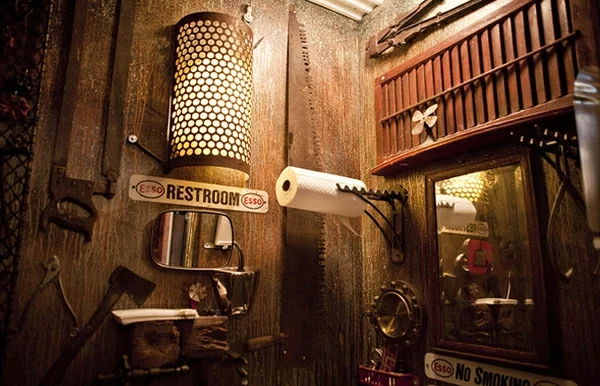 steampunk design ideen badezimmer wc originell stil