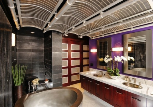 Badezimmer-Designs-im-asiatischen-Stil-zimmerdecke-dekoration