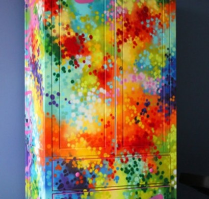 Bunt bemalte Möbel zum Selbermachen für mehr Farbe zu Hause