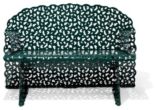 Coole Gartenmöbel für die Terrasse massiv couch tisch metall