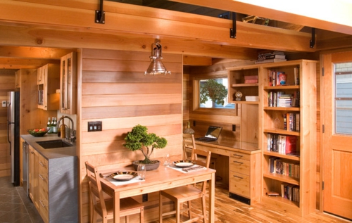 Der Bonsai Baum im Interior Design holz einrichtung essecke küche office