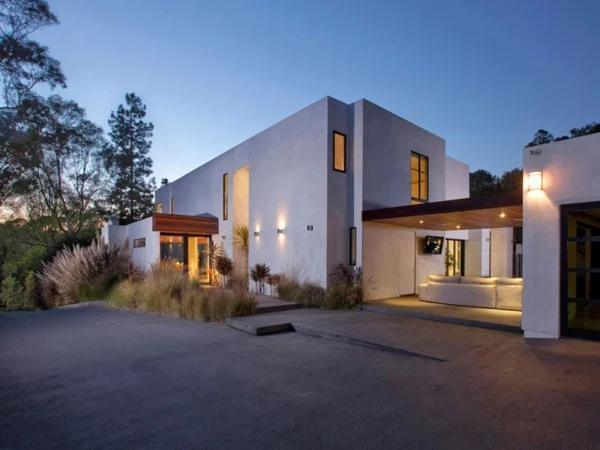 Eine herrliche Residenz eleganz fassade modern minimalistisch architektur