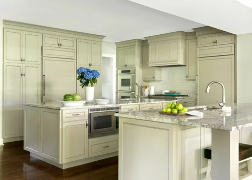 Granitplatten in hervorragenden Küchen weiß insel arbeitsplatten obst