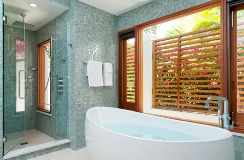 Komponente der Renovierung zu Hause badewanne fliesen wand duschkabine