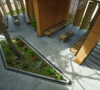 Nachhaltige Gartenhäuser aus Bambus und Stein – H&P Architekten
