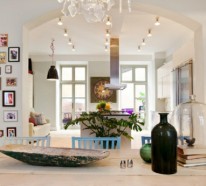 Skandinavisches Interior Design mit bunten Touches – etwas Schäbiges und Schickes