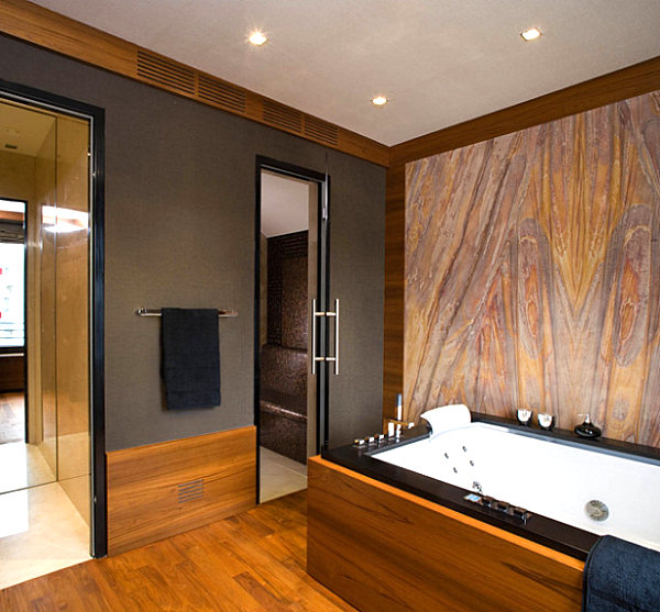 brillantes Interior Design blendend mineral dekoration holz badezimmer
