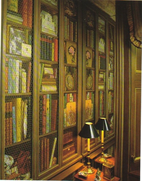 coole Tapetenmuster die Bücherregale nachmachen originell deko