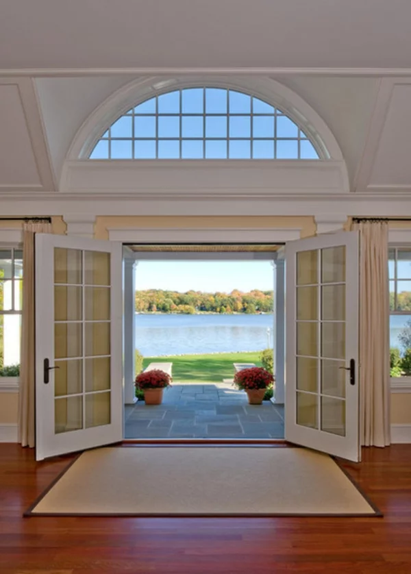 die richtige glastür für ihre veranda elegant mit gewölbe