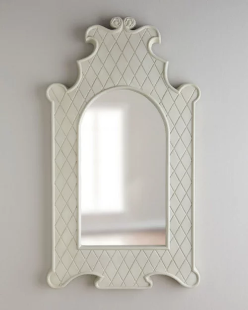 fantastische Foyer Designs mit Tapeten klassisch spiegelrahmen wand