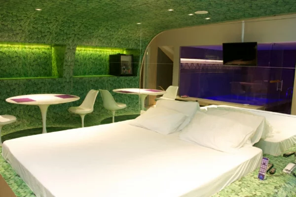 futuristische schlafzimmer designs oval efeu fototapete überall