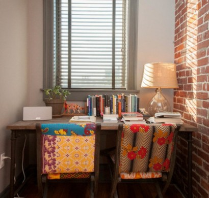 Fülle von Farben und Texturen an einem eklektischen Haus in Pittsburgh