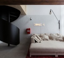 Kleines Apartment in Sao Paulo wird zu einer intelligenten und kreativen Junggesellenbude
