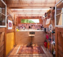 Eine kompakte Baracke mit Lagerraum für Kreativität und Stil