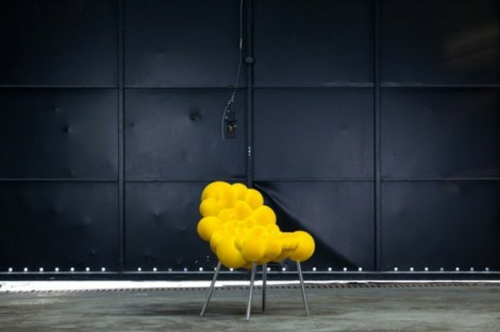  moderne Möbel Sammlung blaues gelb gepolstert stuhl rücklehne