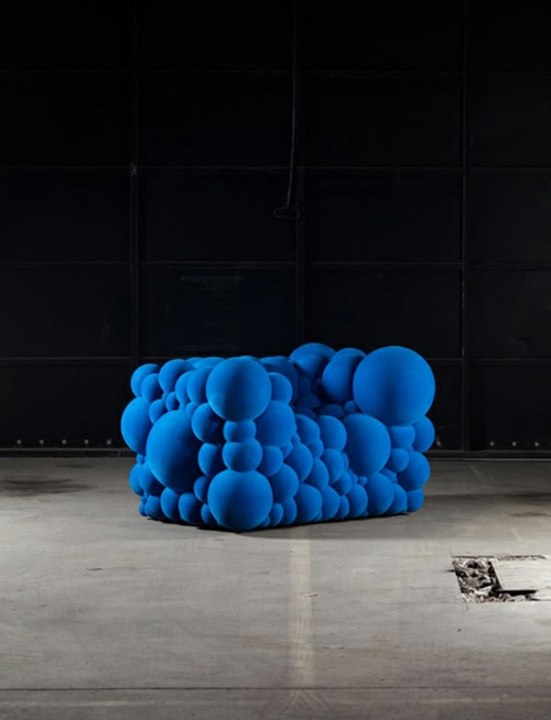 moderne Möbel Sammlung blaues sofa mutantenserie