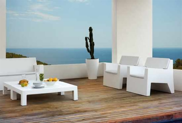 moderne möbel mit kaktus holzdielen