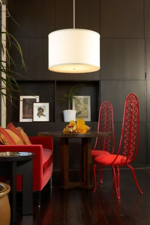 schnelle Renovierung zu Hause lampenschirm tisch stühle