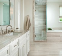 Getaucht in Farben: weiße Farbe im Badezimmer