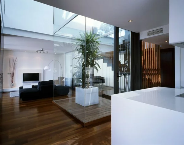 zeitgenössische luxus doppelhäuser viel glas und viel licht