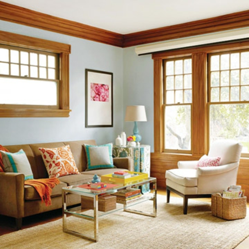 Das Wohnzimmer neu gestalten möbel designs tisch bunt texturen