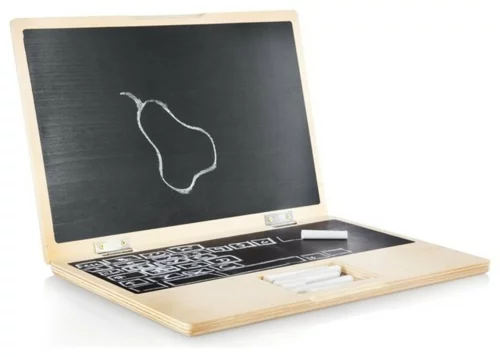 Homeoffice und Spielzimmer Designs birne tafel laptop schwarz iwood