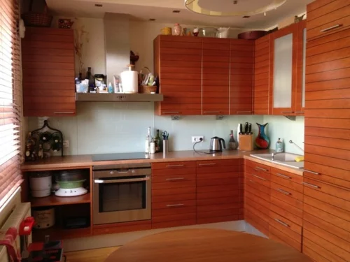 Kompakte Küchen einrichtungen holz einrichtung oberflächen texturen
