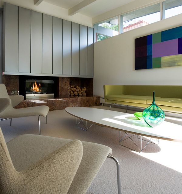 Eames Walnuss Hocker und Ellipse Couchtisch - zeitlose Designklassiker