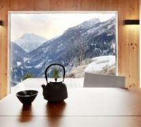 Elegante Berghütte in der Schweiz