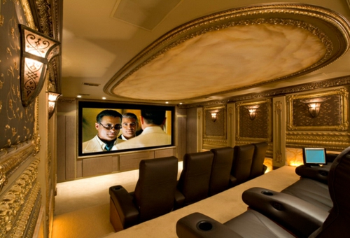 glamouröse interior ideen kinosalon im rokoko stil