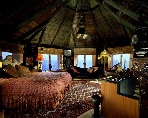 großartige marokkanische Interior Designs schlafzimmer zimmerdecke bett