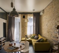 Kreative Wohnung mit fließendem Design – eine frische Einrichtungsidee aus Kiew
