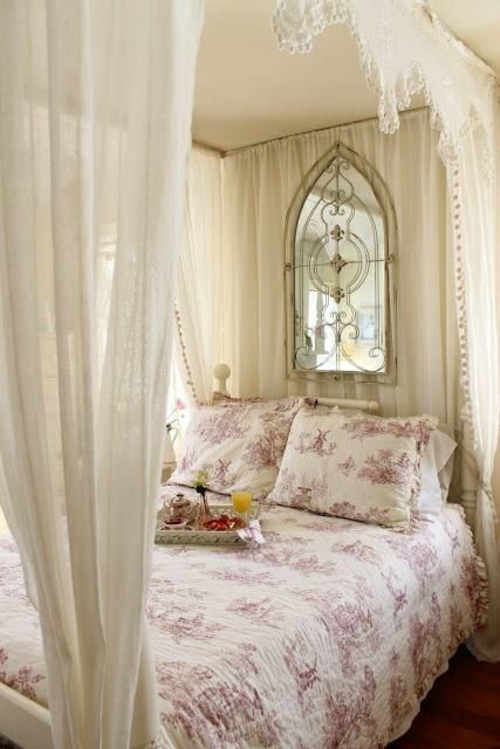 romantische schlafzimmer filigrane muster bettwäsche in lila