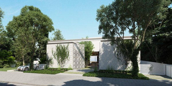 Modernes Zuhause zeigt opulente Wandgestaltung außenbereich wandbewurf
