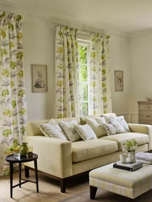 blasse farben moderne trends heimtextilien gardinen wohnzimmer