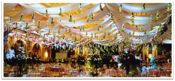 Schöne Dekoideen für extravagante Hochzeitsdekoration