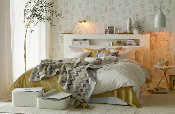 elegantes schlafzimmer skandinavisches flair