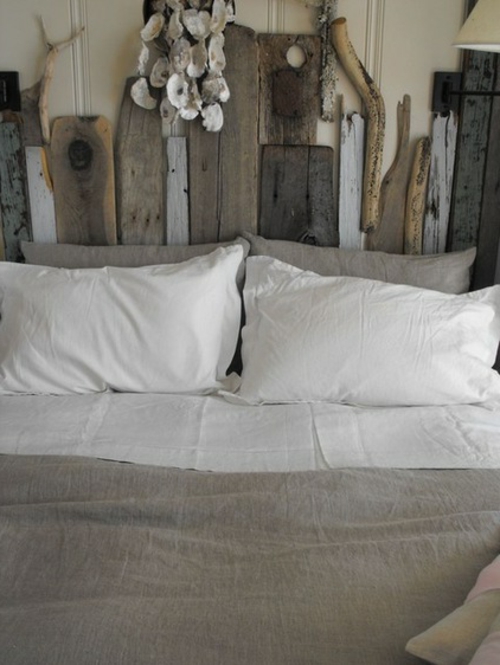 göttliches Bett Kopfteil in Ihrem Schlafzimmer landhausstil weiß bettwäsche 