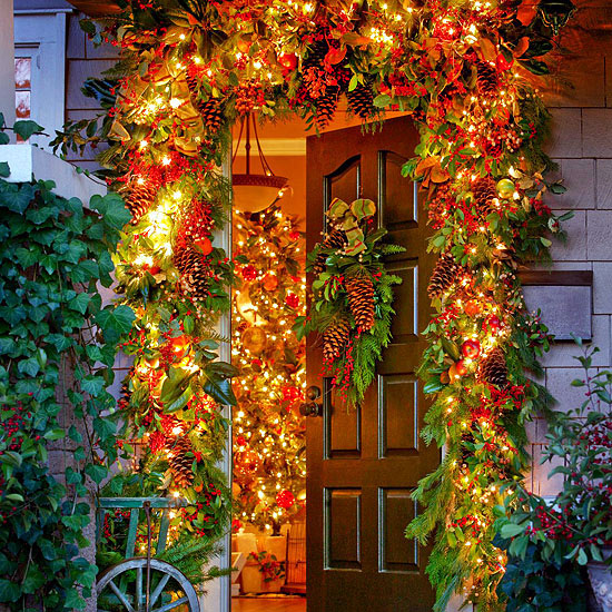 Weihnachtsdekoration Draußen Schmücken Sie Ihren