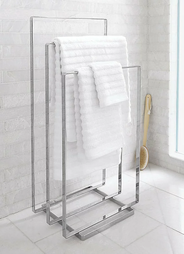 Badzubehör und Badeinrichtung handtuchhalter metall cb2 design