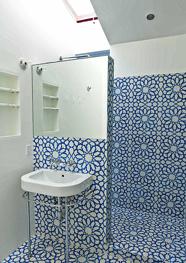 Wohnideen fürs Badzubehör und Badeinrichtung, die den Raum vergrößern