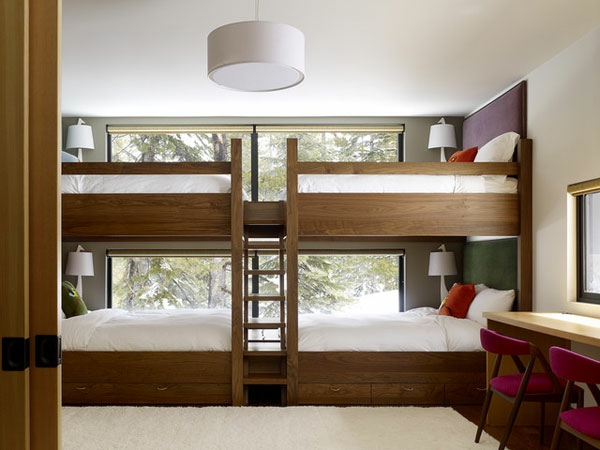 Betten Schlafzimmer im Dachgeschoss hochbetten leiter